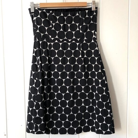 The Limited Polka Dot Strapless Dress - Picture 4 of 8